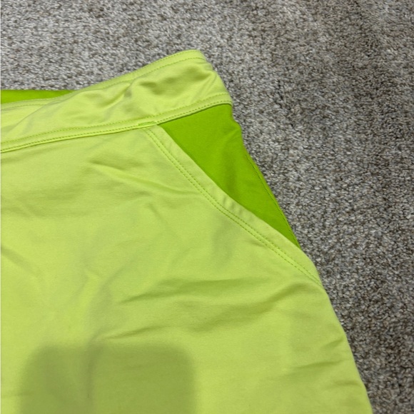 Title Nine color block lime green elastic waist pull on skort tennis golf Small - Picture 7 of 8